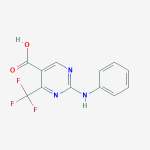 2-(phenylamino)-4-(trifluoromethyl)pyrimidine-5-carboxylic acidͼƬ