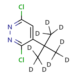 3,6-dichloro-4-[2,2,2-trideuterio-1,1-bis(trideuteriomethyl)ethyl]pyridazineͼƬ