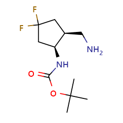 tert-butylN-[(1S,2S)-2-(aminomethyl)-4,4-difluorocyclopentyl]carbamateͼƬ