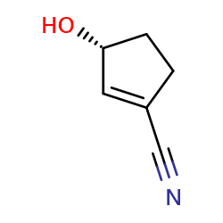 (3R)-3-hydroxycyclopent-1-ene-1-carbonitrileͼƬ