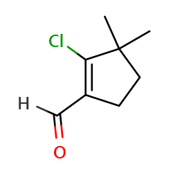 2-chloro-3,3-dimethylcyclopent-1-ene-1-carbaldehydeͼƬ