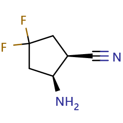 (1R,2S)-2-amino-4,4-difluorocyclopentane-1-carbonitrileͼƬ