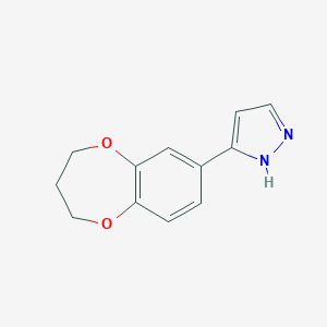 3-(3,4-dihydro-2H-1,5-benzodioxepin-7-yl)-1H-pyrazoleͼƬ