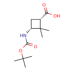 cis-3-(Boc-amino)-2,2-dimethylcyclobutane-1-carboxylicacidͼƬ