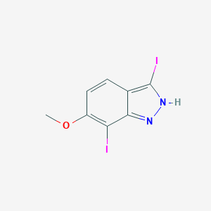 3,7-Diiodo-6-methoxy IndazoleͼƬ