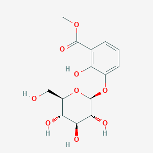 3-(-D-Glucopyranosyloxy)-2-hydroxybenzoic acid methyl esterͼƬ