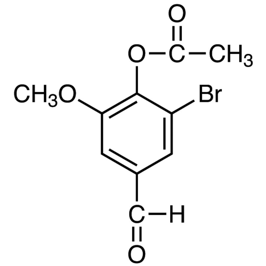 2-Bromo-4-formyl-6-methoxyphenyl Acetate