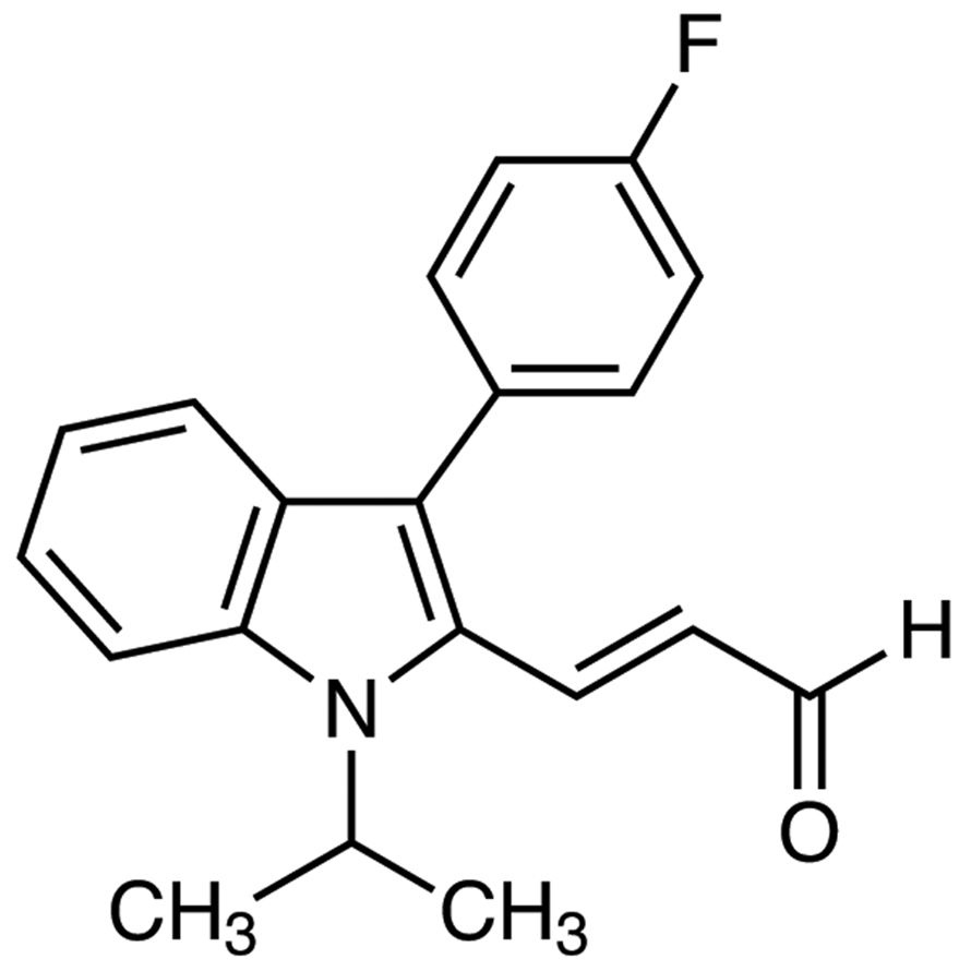 (E)-3-[3-(4-Fluorophenyl)-1-isopropylindol-2-yl]acrolein