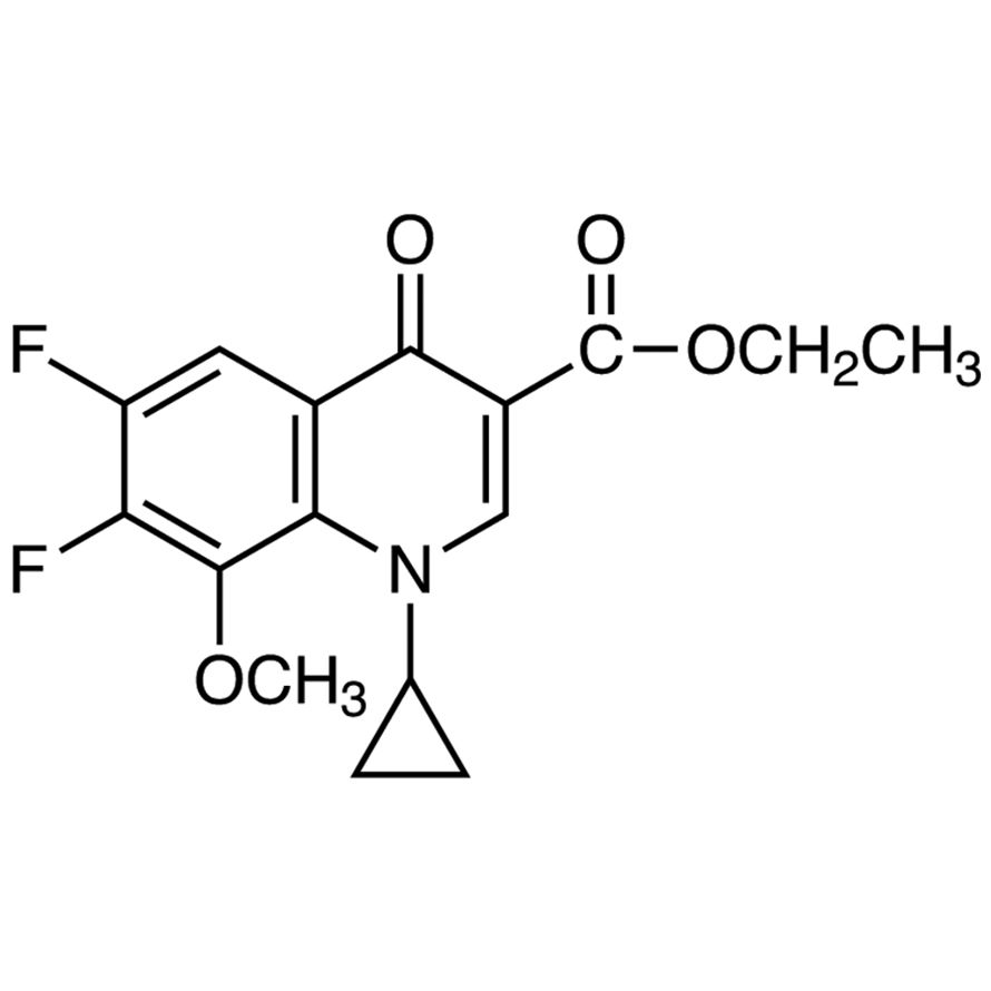 Ethyl 1-Cyclopropyl-6,7-difluoro-1,4-dihydro-8-methoxy-4-oxo-3-quinolinecarboxylate