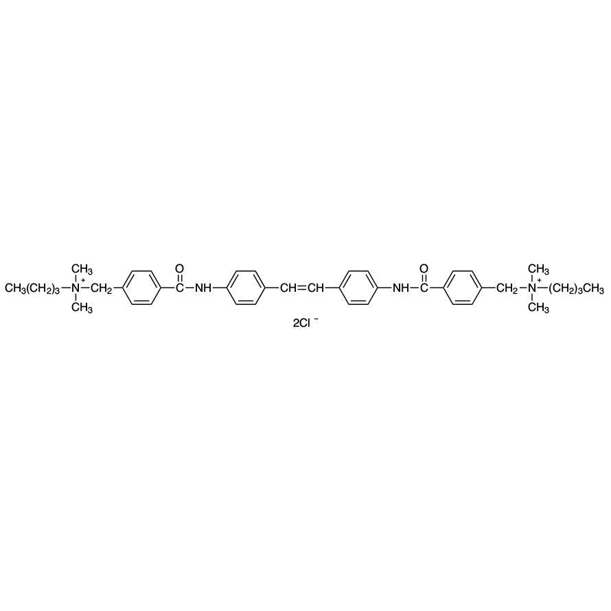 4,4'-[1,2-Ethenediylbis(4,1-phenyleneiminocarbonyl)]bis(N-butyl-N,N-dimethylbenzenemethanaminium) Dichloride