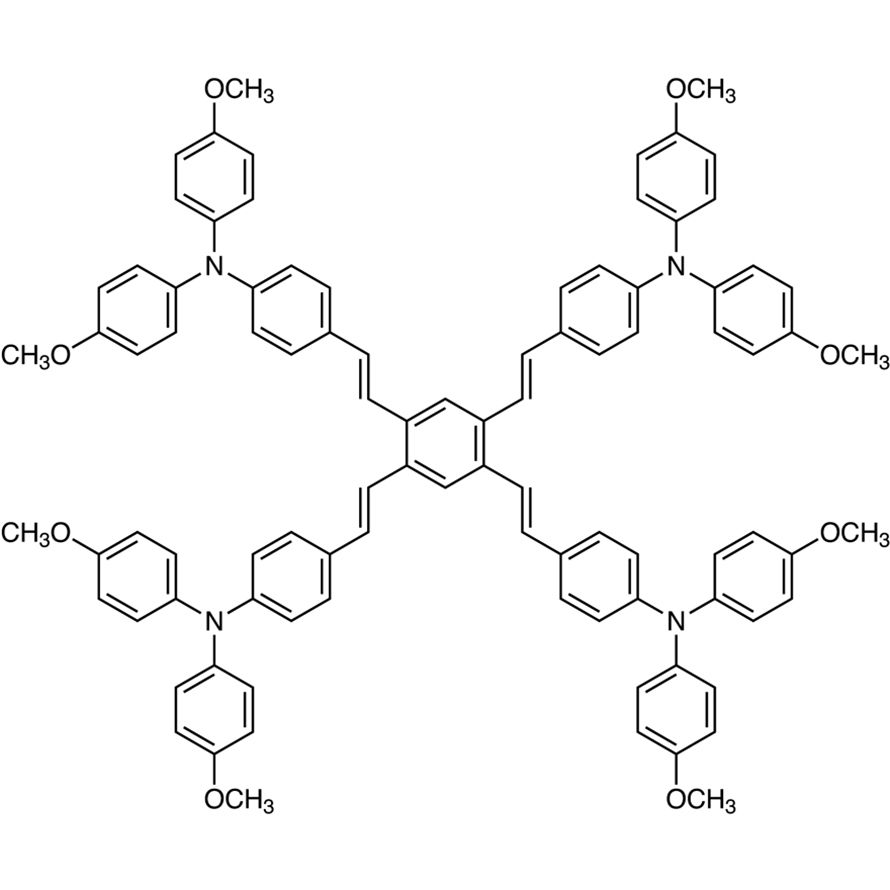 (E,E,E,E)-1,2,4,5-Tetrakis[4-[bis(4-methoxyphenyl)amino]styryl]benzene