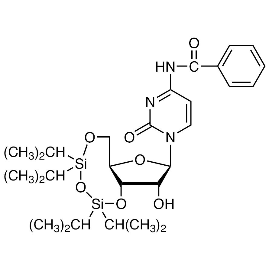 N<sup>4</sup>-Benzoyl-3',5'-O-(1,1,3,3-tetraisopropyl-1,3-disiloxanediyl)cytidine