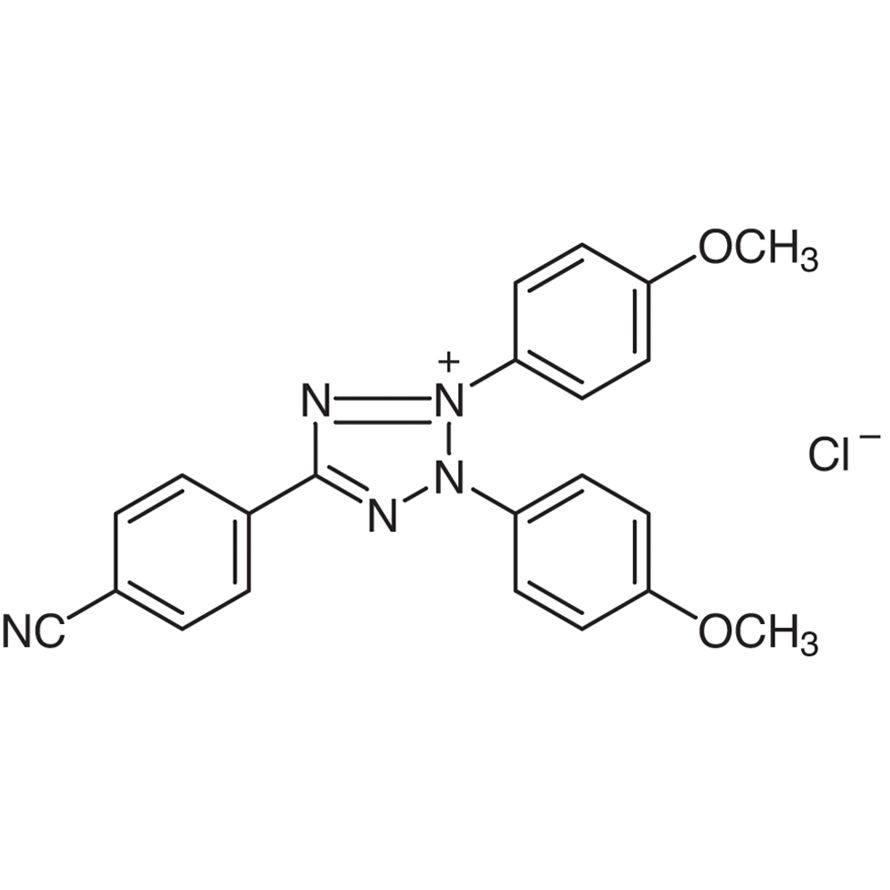 2,3-Bis(4-methoxyphenyl)-5-(4-cyanophenyl)tetrazolium Chloride