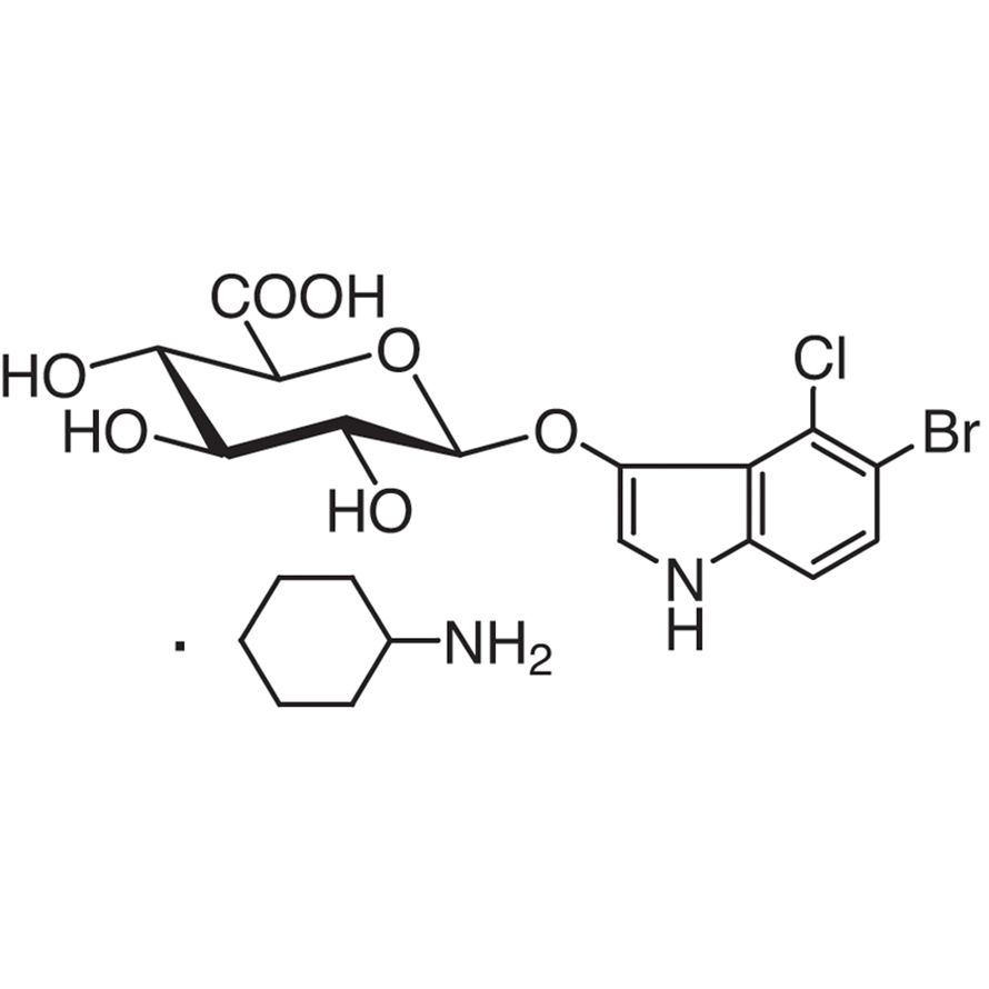 5-Bromo-4-chloro-3-indolyl β-D-Glucuronide Cyclohexylammonium Salt [for Biochemical Research]