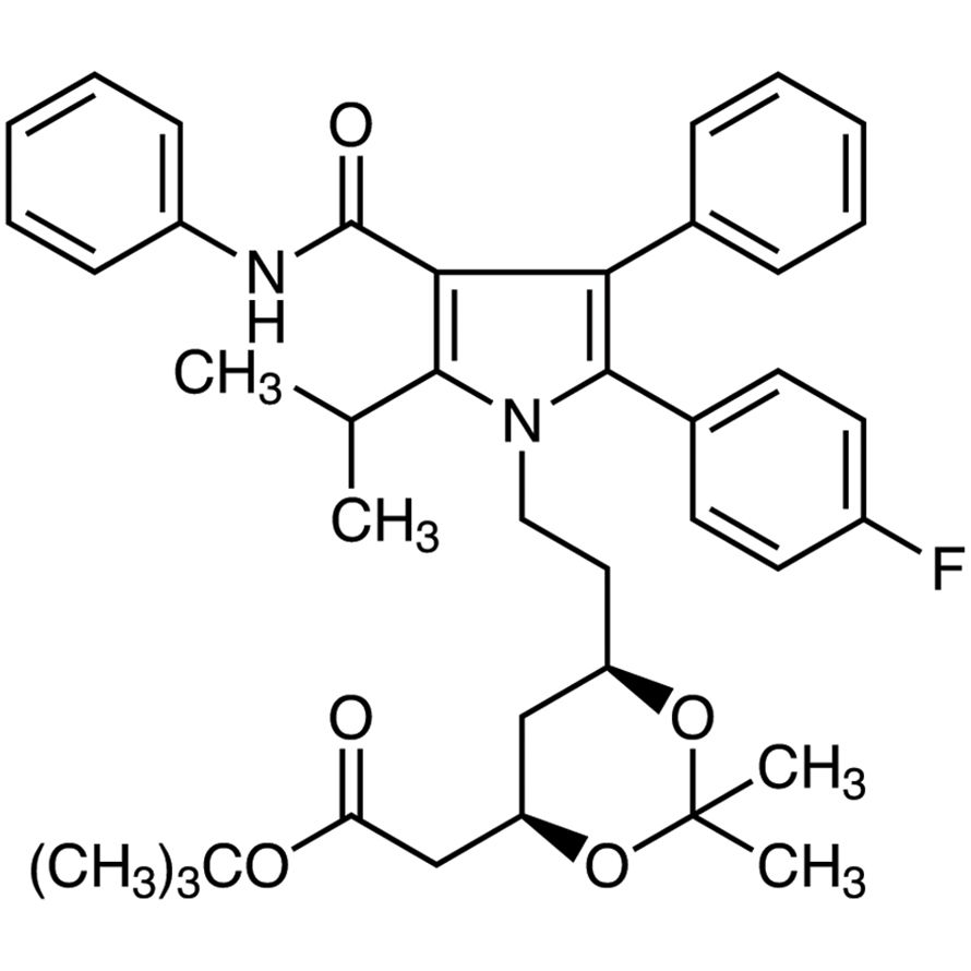 tert-Butyl (4R,6R)-2-[6-[2-[2-(4-Fluorophenyl)-5-isopropyl-3-phenyl-4-(phenylcarbamoyl)pyrrol-1-yl]ethyl]-2,2-dimethyl-1,3-dioxan-4-yl]acetate