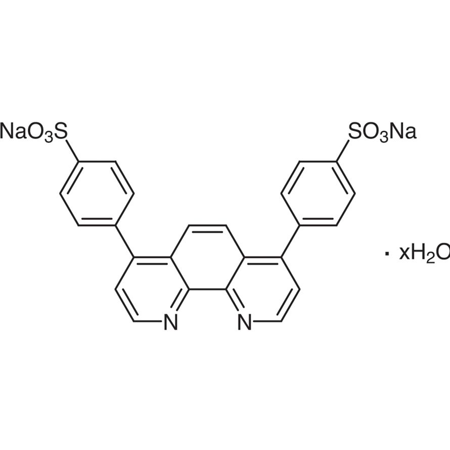 Bathophenanthrolinedisulfonic Acid Disodium Salt Hydrate [for Determination of Ferrous Ion]