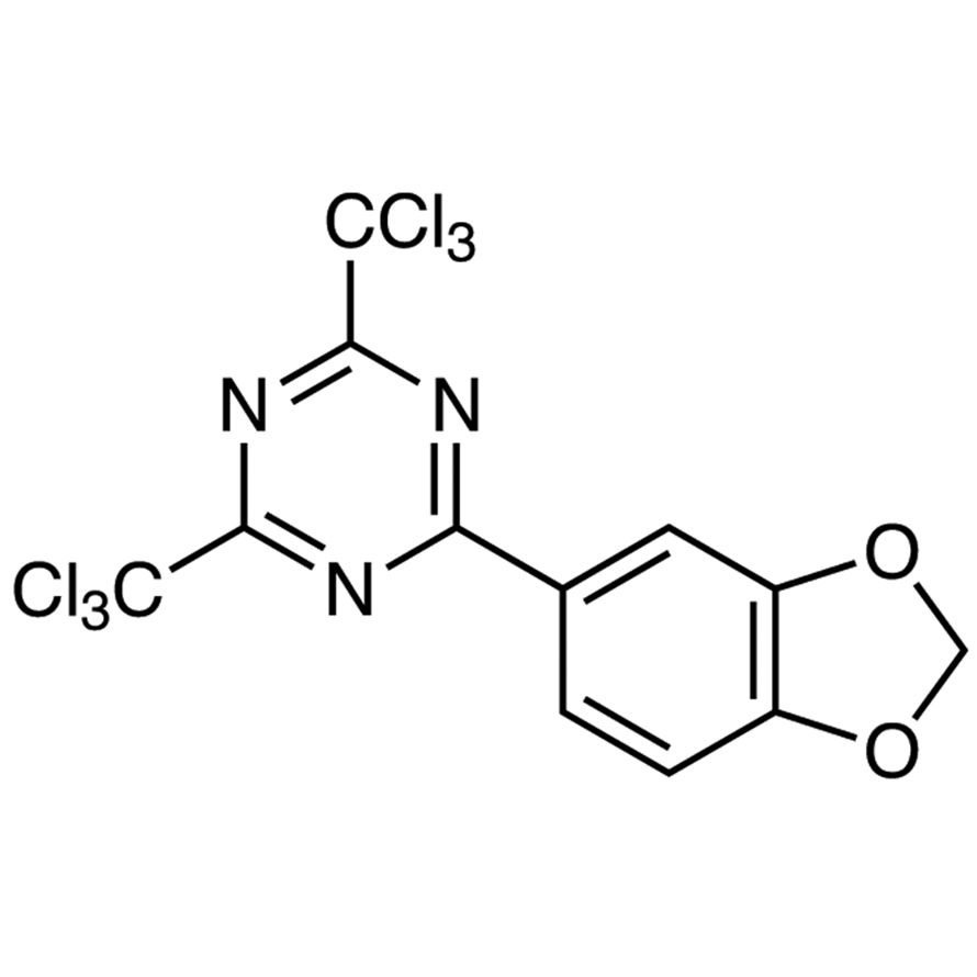 2-(1,3-Benzodioxol-5-yl)-4,6-bis(trichloromethyl)-1,3,5-triazine