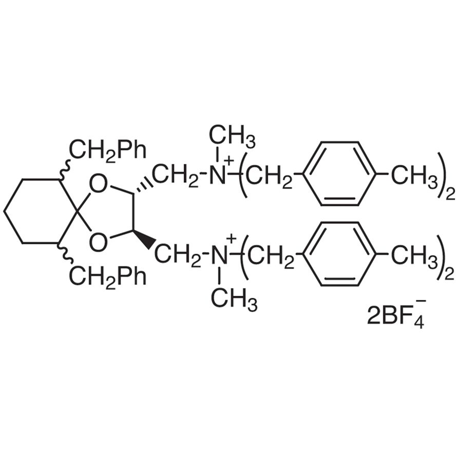 6,10-Dibenzyl-N,N'-dimethyl-N,N,N',N'-tetrakis(4-methylbenzyl)-1,4-dioxaspiro[4.5]decane-(2R,3R)-diylbis(methylammonium) Bis(tetrafluoroborate) [=(R,R)-TaDiAS-2nd]