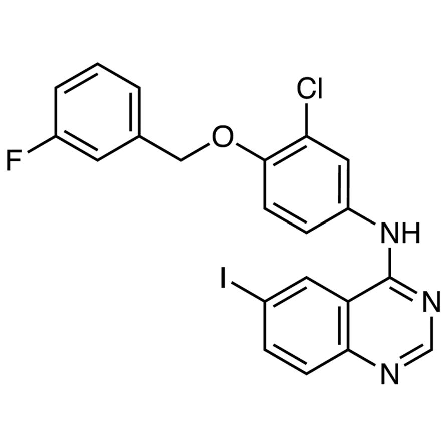 4-[3-Chloro-4-(3-fluorobenzyloxy)phenylamino]-6-iodoquinazoline