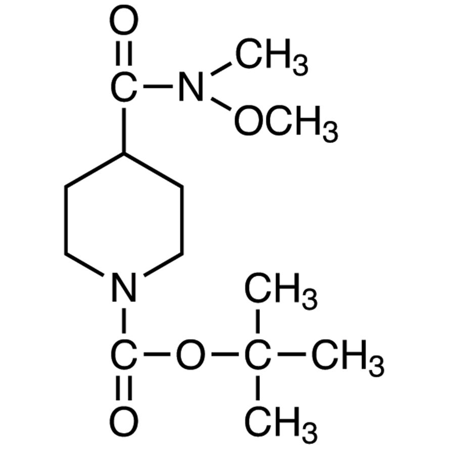 tert-Butyl 4-(N-Methoxy-N-methylcarbamoyl)-1-piperidinecarboxylate