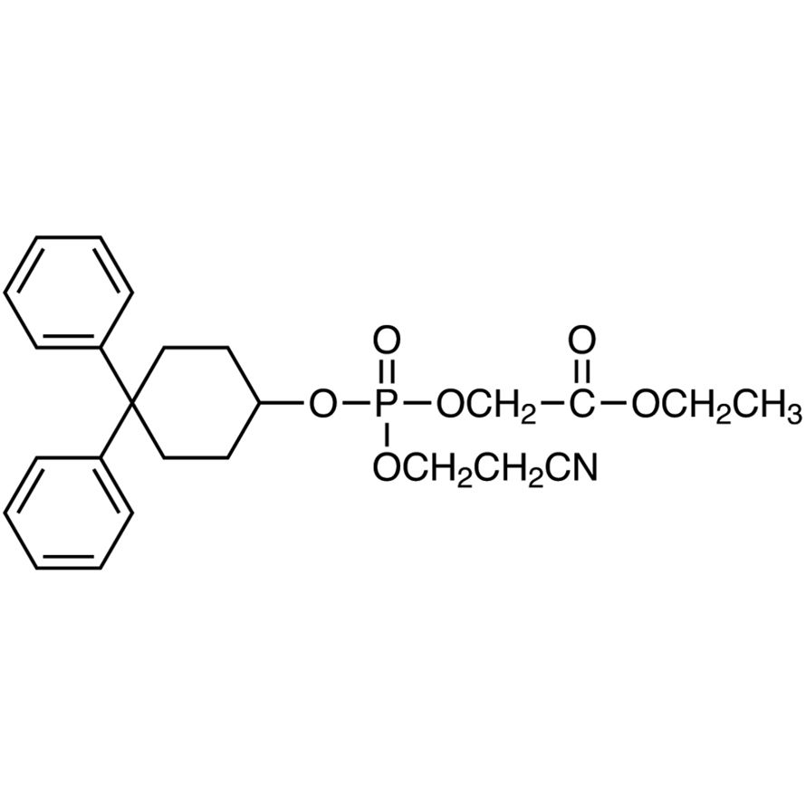 Ethyl 2-[(2-Cyanoethoxy)(4,4-diphenylcyclohexyloxy)phosphoryloxy]acetate