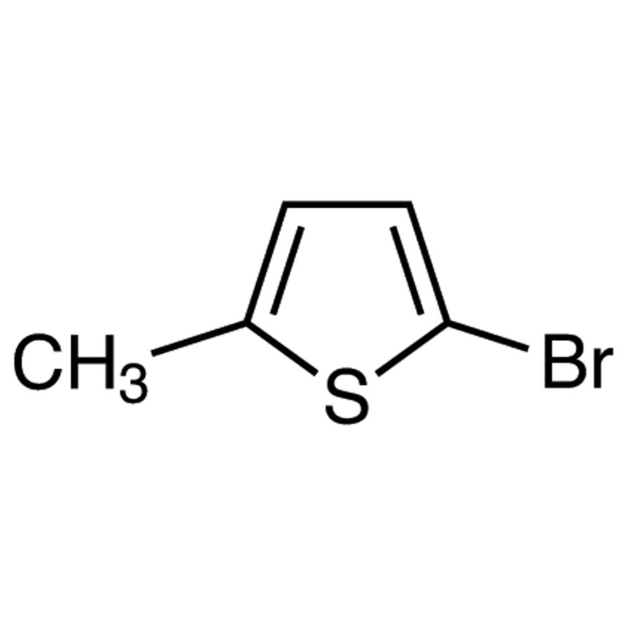 2-Bromo-5-methylthiophene (stabilized with Copper chip + NaHCO<sub>3</sub>)