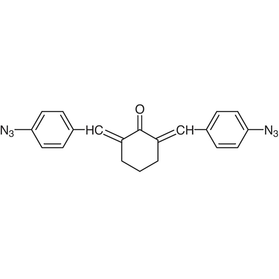 2,6-Bis(4-azidobenzylidene)cyclohexanone (wetted with ca. 30% Water) (unit weight on dry weight basis) [Research for Photosensitive Material]