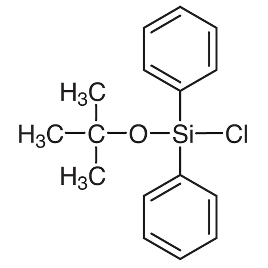 tert-Butoxydiphenylchlorosilane (stabilized with CaCO<sub>3</sub>)