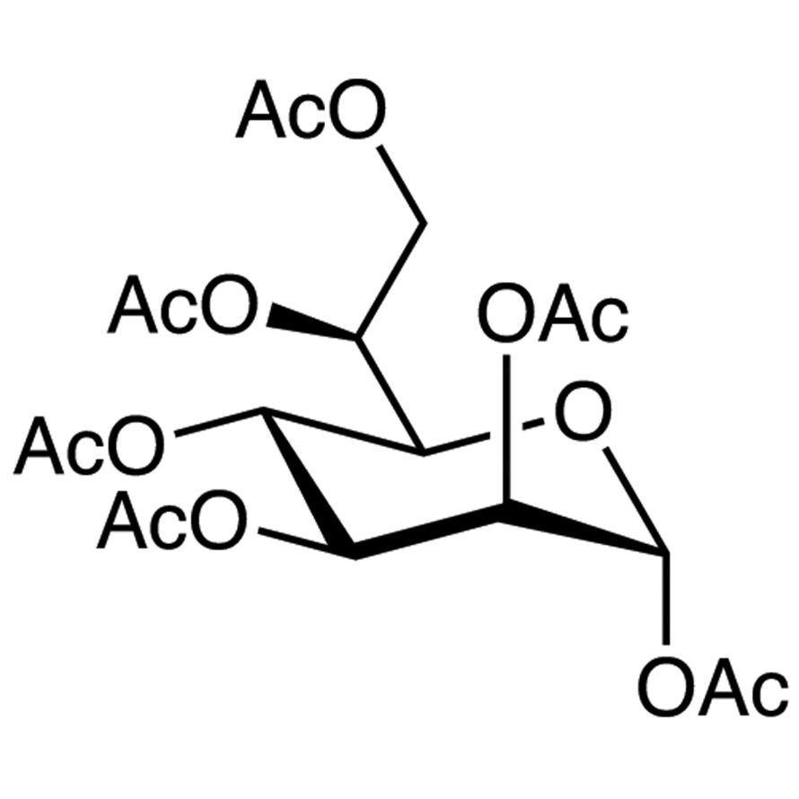 L-glycero-α-D-manno-Heptopyranose 1,2,3,4,6,7-Hexaacetate