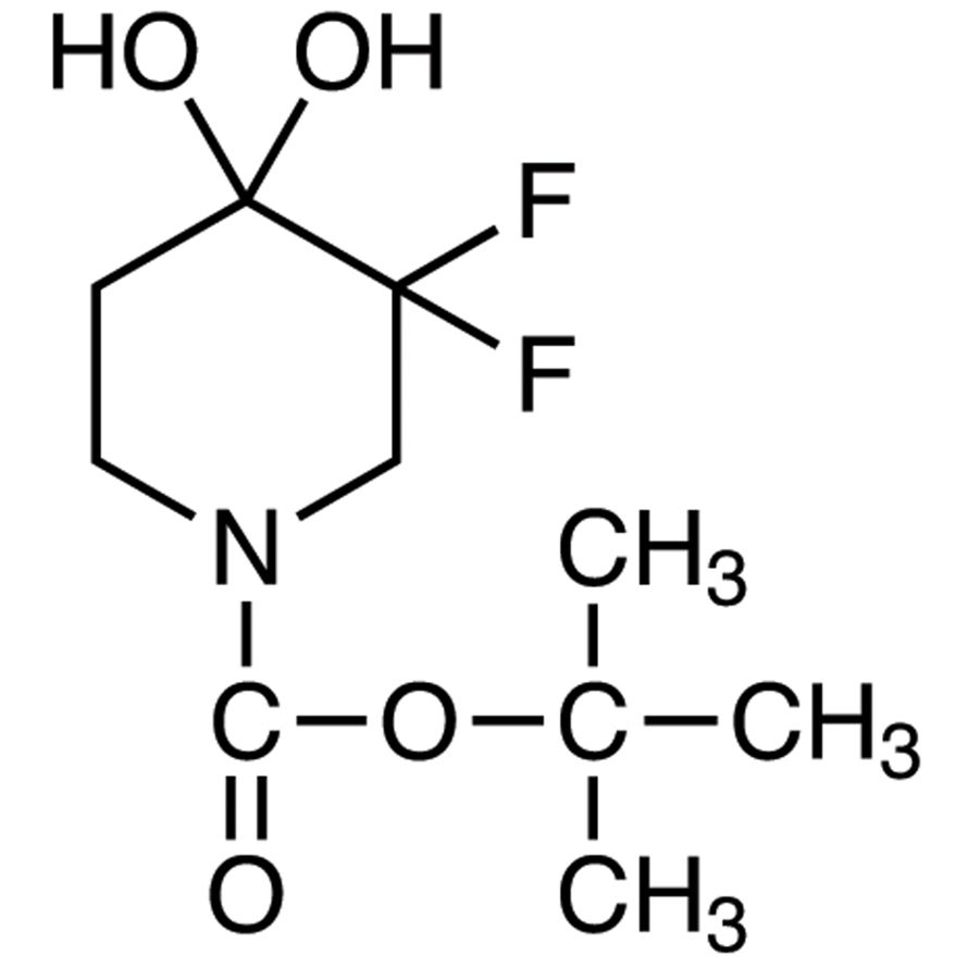 1-(tert-Butoxycarbonyl)-3,3-difluoro-4,4-dihydroxypiperidine