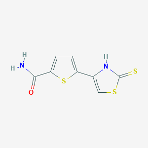 5-(2-Sulfanylidene-3H-1,3-thiazol-4-yl)thiophene-2-carboxamideͼƬ