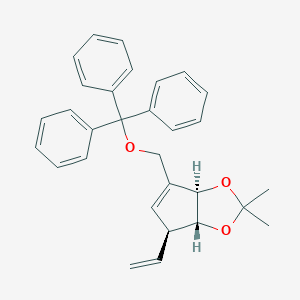 (3AR,4S,6aR)-2,2-Dimethyl-6-((trityloxy)methyl)-4-vinyl-4,6a-dihydro-3aH-cyclopenta[d][1,3]dioxoleͼƬ