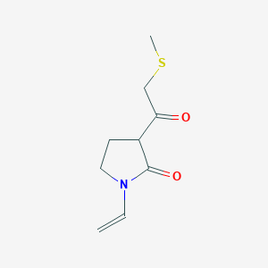 3-[(Methylthio)acetyl]-1-vinylpyrrolidin-2-oneͼƬ