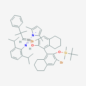 [2,6-Bis(1-methylethyl)benzenaminato(2-)][(1R)-3,3'-dibromo-2'-[[(1,1-dimethylethyl)dimethylsilyl]oxy]-5,5',6,6',7,7',8,8'-octahydro[1,1'-binaphthalen]-2-olato-kO](2,5-dimethyl-1H-pyrrol-1-yl)(2-methyͼƬ