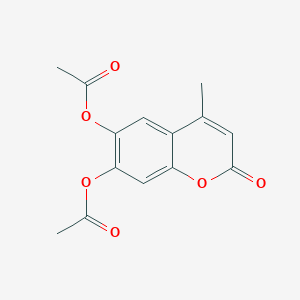 4-methyl-2-oxo-2H-chromene-6,7-diyl diacetateͼƬ