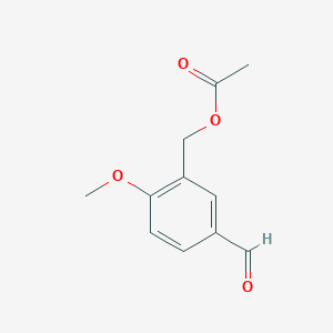 Acetic acid 5-formyl-2-methoxy-benzyl esterͼƬ