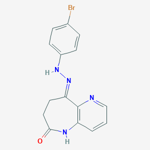 7,8-Dihydro-9-[2-(4-bromophenyl)hydrazone]-5H-pyrido[3,2-b]azepine-6,9-dioneͼƬ