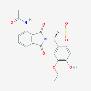 N-[2-[(1S)-1-(3-Ethoxy-4-hydroxyphenyl)-2-(methylsulfonyl)ethyl]-2,3-dihydro-1,3-dioxo-1H-isoindol-4-yl]acetamideͼƬ