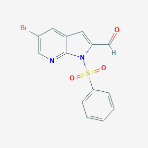 5-Bromo-1-(phenylsulfonyl)-1h-pyrrolo-[2,3-b]pyridine-2-carbaldehydeͼƬ