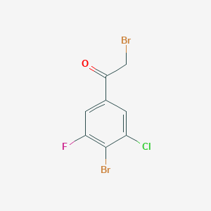 4'-Bromo-3'-chloro-5'-fluorophenacyl bromideͼƬ