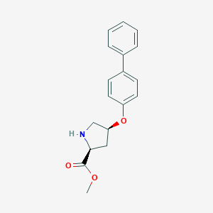 Methyl(2S,4S)-4-([1,1'-biphenyl]-4-yloxy)-2-pyrrolidinecarboxylateͼƬ