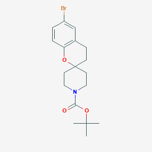 TERT-BUTYL 6-BROMOSPIRO[CHROMANE-2,4'-PIPERIDINE]-1'-CARBOXYLATEͼƬ