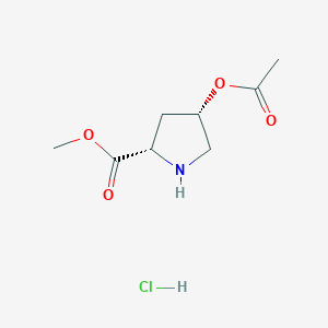 Methyl(2S,4S)-4-(acetyloxy)-2-pyrrolidinecarboxylate HydrochlorideͼƬ