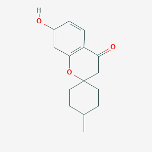 7-hydroxy-4'-methylspiro[chromene-2,1'-cyclohexan]-4(3H)-oneͼƬ