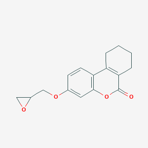 3-(Oxiran-2-ylmethoxy)-7,8,9,10-tetrahydro-6H-benzo[c]chromen-6-oneͼƬ