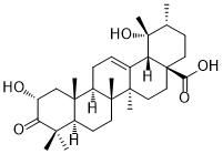 2,19-Dihydroxy-3-oxo-urs-12-en-28-oic acidͼƬ