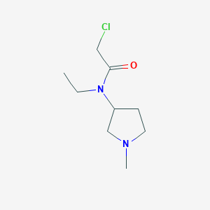 2-Chloro-N-ethyl-N-(1-methyl-pyrrolidin-3-yl)-acetamideͼƬ