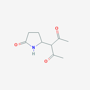 3-(5-oxopyrrolidin-2-yl)pentane-2,4-dioneͼƬ