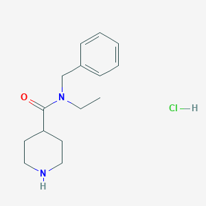 N-benzyl-N-ethyl-4-piperidinecarboxamide hydrochlorideͼƬ