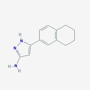 3-(5,6,7,8-Tetrahydronaphthalen-2-yl)-1H-pyrazol-5-amineͼƬ